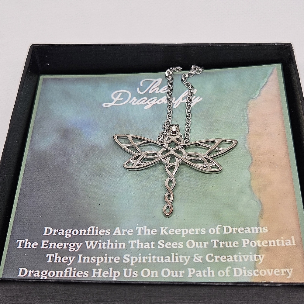The Dragonfly silvery moto